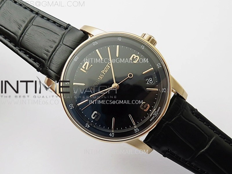 Code 11.59 RG 15210 APSF 1:1 Best Edition Black Dial on Black Leather Strap SA4302 Super Clone